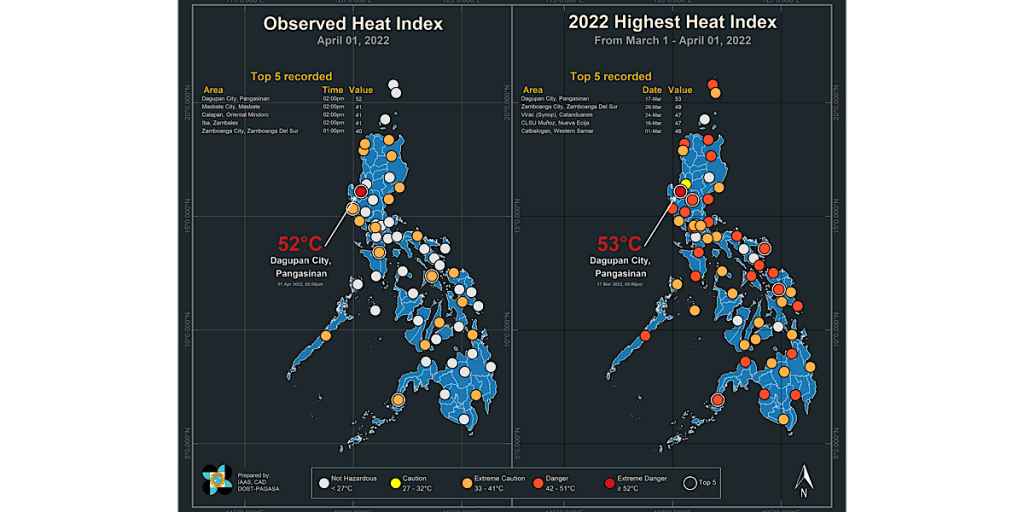 Dagupan City sizzles at 52°C heat index